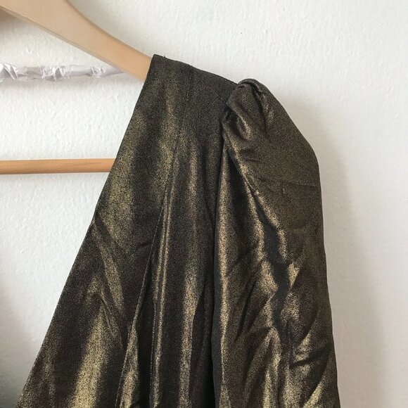 One Teaspoon Sofia Bronze Metallic Jumpsuit - Picture 4 of 8